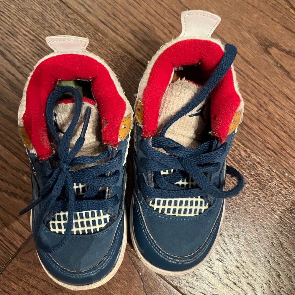 Nike Air Jordan 4 Retro Messy Room Toddler Sneakers- SZ 8C
